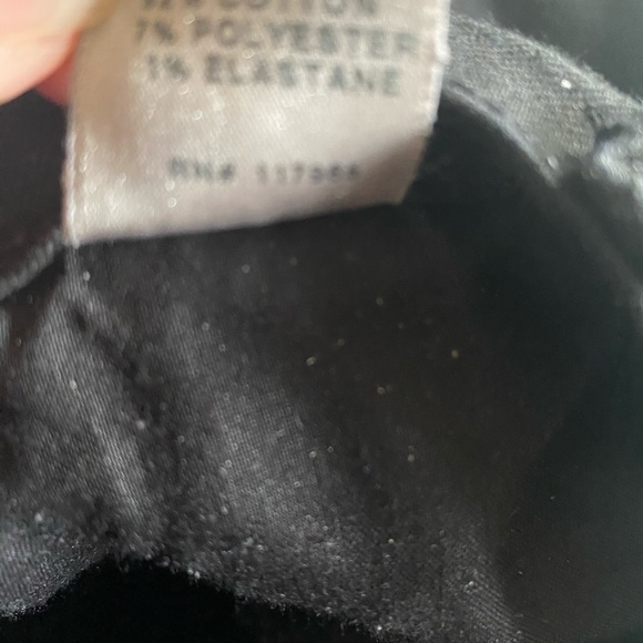 J Brand Women’s Distressed Black Skinny Jeans Raw Hems Stretch Denim - Picture 8 of 10